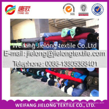 Ventilador algodón bastante spandex barato taladro tela stock para la ropa en weifang